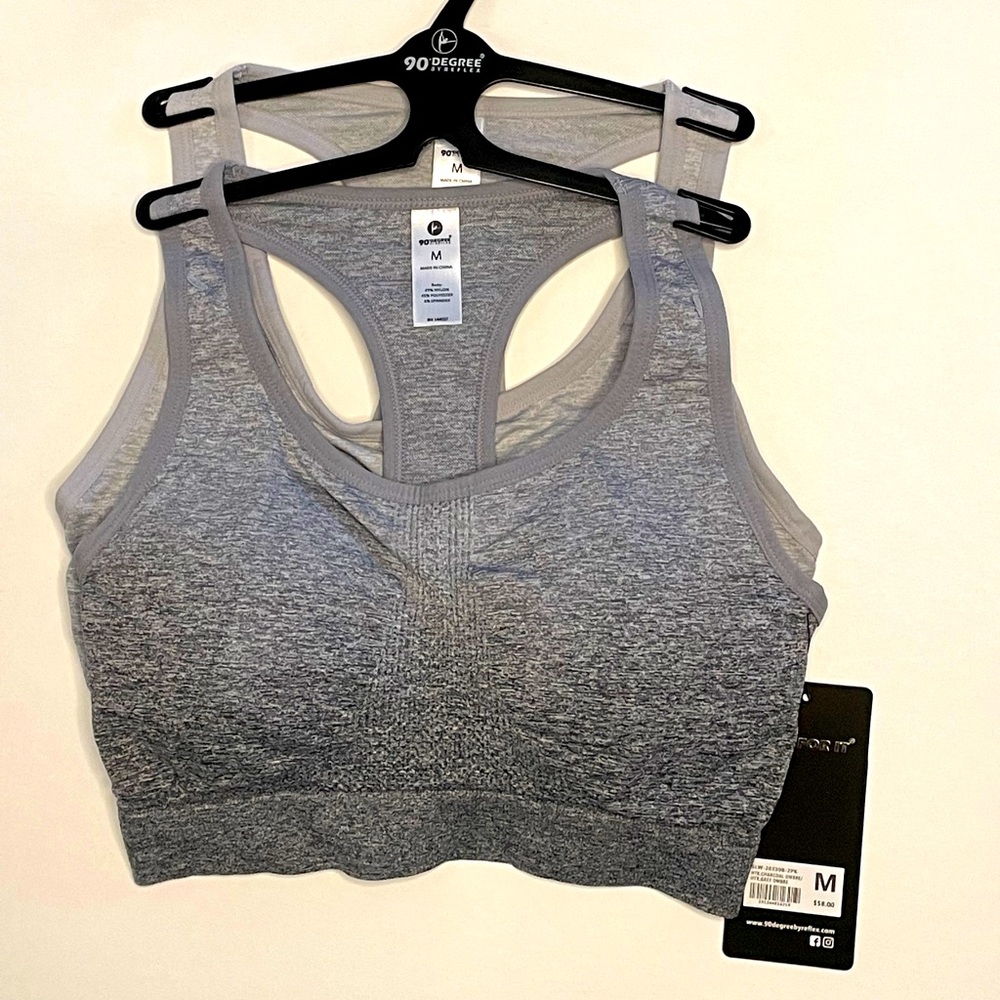 90 Degree by Reflex Sport Bras. NWT